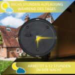 Forhome 6er Set Solarleuchten Ersatz 8 cm – Wasserdicht IP44 für Gartenlaterne – Bild 3