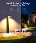 RECHOO 6er Set Solarleuchten für Außen – 18h Leuchtdauer, IP65 & 2 Lichtmodi – Bild 2