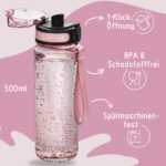BJORKI Kinder Trinkflasche 500 ml auslaufsicher – Schule, Kita & Sport – Bild 3