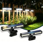 ICEKO KN Solarleuchten mit Bewegungsmelder – 600 Lumen LED für Garten & Balkon