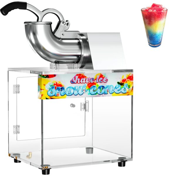 VALONDINO 48L Schneekegel-Maschine – 226,8 kg/h kommerzielle Eismaschine für Events