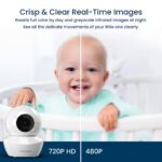 Babysense HD S2 Zusatzkamera – Ferngesteuert mit Schwenk & Zoom für Multi-Room Überwachung – Bild 5