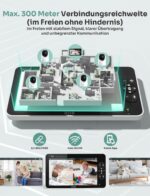 GHB Babyphone 7 Zoll 1080P IPS mit Infrarot-Nachtsicht – Sicherer Babymonitor für Eltern – Bild 9