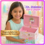Giggle & Honey Ballerina-Schmuckkästchen mit Spieluhr – Musikspieldose für Mädchen ab 3 Jahren – Bild 3