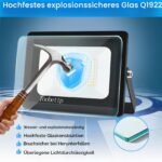 100W LED Strahler Aussen 10000LM Kaltweiß – Superheller Fluter mit IP66 für Garten & Garage – Bild 2