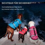 VIVAGLORY Hundeschwimmweste Grösse M mit Ripstop – Sicherheit & Auftrieb für Wassersport – Bild 4