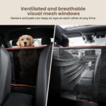 Pecute Hundeautositz Rückbank 70x50x55 cm – Wasserdicht & Kratzfest für mittlere bis grosse Hunde – Bild 7