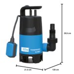 Güde GS 4002 P Schmutzwassertauchpumpe – 400 W, 7500 l/h Förderleistung – Bild 10