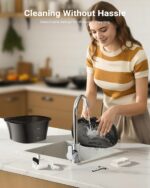 BalimoPet Katzenbrunnen 2,5L – Ultra leiser Trinkbrunnen mit Aktivkohlefilter & LED – Bild 5