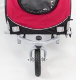 TRIXIE Jogger-Umbausatz für Hundeanhänger 12814 – Frontrad mit 360°-Gelenk – Bild 3