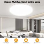 YIFMOO 40W LED Deckenleuchte Ø50cm – Dimmbar mit Fernbedienung & 3000-6500K – Bild 8