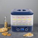 DHQCQL Dörrautomat 160W mit 5 Tabletts – Lebensmitteltrockner mit LED-Display & 48h Timer – Bild 5