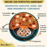 PawsOnly Intelligenz-Puzzle Futternapf – 3-lagiger Antischlingnapf mit Gehirntraining für Hunde – Bild 3