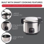 Winco Elektrischer Reiskocher 30 Tassen – Profi-Qualität mit Warmhaltefunktion – Bild 5