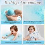 HUADUOO Badebomben Set mit Schmuck – 12 natürliche Badekugeln für Kinder ab 3 Jahren – Bild 5
