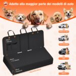 BMaoBBo Hundedecke Auto Rückbank 136x45cm – Wasserdicht & Kratzfest mit ISOFIX – Bild 2