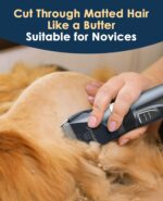 oneisall Leise Schermaschine für Katzen & Hunde – 50 dB Profi-Haarschneider mit Titan-Keramik-Klingen – Bild 3