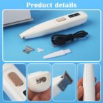 DUBUOZA PawTrim Pro – Kabelloses Haustierhaarschneidegerät mit LED & USB für Hunde & Katzen – Bild 7