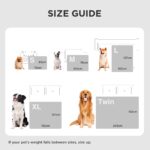 BEDSURE Hundedecke 102x76cm wasserdicht – Sherpa Fleece Wendedecke für mittlere Hunde – Bild 6