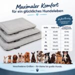 MyBestBuddy Hundekissen Komfort 70x50 cm M – Allergikerfreundliche Hundematte für mittelgrosse Hunde – Bild 5