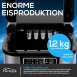 Tronitechnik EM 02 Eiswürfelmaschine – 12 kg/24 h Edelstahl mit Selbstreinigung – Bild 5