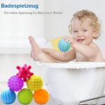 ROHSCE 6er Set Babys Sensorbälle mit Strukturen – Motorische Entwicklung & Taktile Stimulation – Bild 8