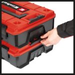 Einhell E-Case S-F Systemkoffer – Stapelbarer Werkzeugkoffer 44 x 33 x 13 cm – Bild 3
