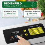Kwasyo Dörrautomat Edelstahl 15 Etagen – Professionelles Dörrgerät mit Dual-Lüfter & Timer – Bild 6