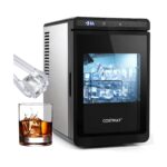 FANTASK Eiswürfelmaschine 4cm – Schnellmodus 23 Min. für Whisky & Cocktails