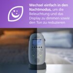 Philips AVENT SCD733/26 DECT Babyphone – Sichere Audio-Überwachung mit 18h Laufzeit – Bild 7