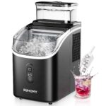 EUHOMY Eiswürfelmaschine 15 kg – 16 Eiswürfel in 13 Min für Zuhause & Büro