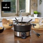 Taurus FF2 Fondue-Gerät 1000 W – 2 l Topf für 8 Personen mit Temperaturregler – Bild 2