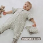 Mosebears Baby Schlafsack mit Beinen 18-36 Monate – Warm gefüttert mit abnehmbaren Ärmeln – Bild 4