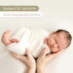 KiGATEX Moltontücher 80x80cm – 100% Baumwolle, Oeko-TEX®, Saugstark für Babys – Bild 4