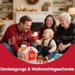 hahaland Weihnachts-Plüschhaus 7-teilig – Weiches Spielzeug für Babys ab 6 Monaten – Bild 2