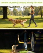Pecute Rollleine 8m mit LED-Licht – Ausziehbare Hundeleine für Grosse Hunde bis 50 kg – Bild 8