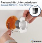 lambado® LED Treppenbeleuchtung 230V mit Bewegungsmelder – Intelligente Stufenbeleuchtung für Sicherheit – Bild 5