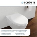 Schütte WC-Sitz mit Absenkautomatik – Thermoplast Toilettendeckel bis 500 kg – Bild 7
