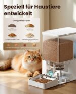 ROJECO 2-in-1 Futterautomat & Wasserspender 5L – Programmierbarer Futterspender für Katzen & kleine Haustiere – Bild 5