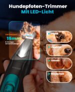 oneisall 4in1 Hundeschermaschine mit LED-Licht – Leise Fellpflege für Hunde & Katzen – Bild 7