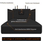 Alfheim Kofferraum Schutzmatte Hund 180x102cm – Wasserdicht mit Seitenschutz für SUV – Bild 2