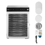 VEVOR Dörrgerät 12 Edelstahlschalen 800 W – Digitaler Dörrautomat mit Rotationssystem – Bild 9
