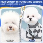JASON 7.5" Effilierschere für Hunde – 43 Zähne Edelstahl Fellschere mit ergonomischem Griff – Bild 7