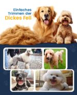 oneisall Hundeschermaschine – Kabellos & leise für dickes Fell | IPX7 wasserdicht – Bild 7