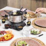 Tristar FO-1109 Fondue-Set 1400W – Edelstahl für 8 Personen mit Saucenring – Bild 3