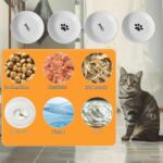 MLABINYA Keramik-Katzennapf Set 4er – Flach & Rutschfest für Katzen & kleine Hunde – Bild 7