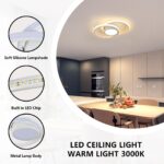 Comely LED Deckenleuchte 42W 4800LM Ø40cm Warmweiss – Energieeffiziente Designleuchte – Bild 12