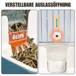 TOKAYIFE Automatischer Futterspender 800ml – Stromfrei für Kaninchen, Katzen & Kleintiere – Bild 3