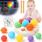 YOOHBERRYS Musikspielzeug mit 6 Sensorik Bällen – Montessori Lernspielzeug für Babys ab 1 Jahr