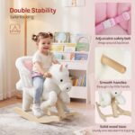 WOLTU Schaukelpferd mit Soundfunktion – Motorik-Spielzeug für Babys 18-36 Monate – Bild 4